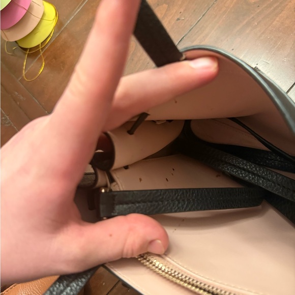 Kate Spade Black Leather Satchel with Tassels USED - Picture 8 of 12